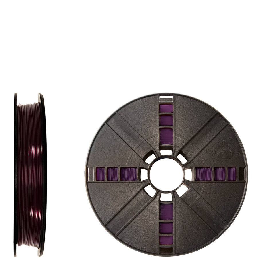 makerbot PLA filament true translucent replicator purple