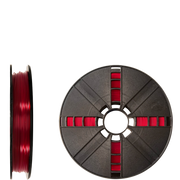 makerbot PLA filament true translucent red replicator 