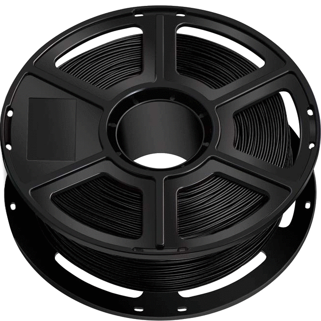 Flashforge Black PLA 1kg Filament Spool