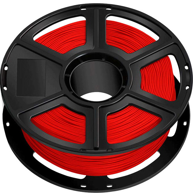 Red PLA Filament spool for Flashforge 3d printers 1kg