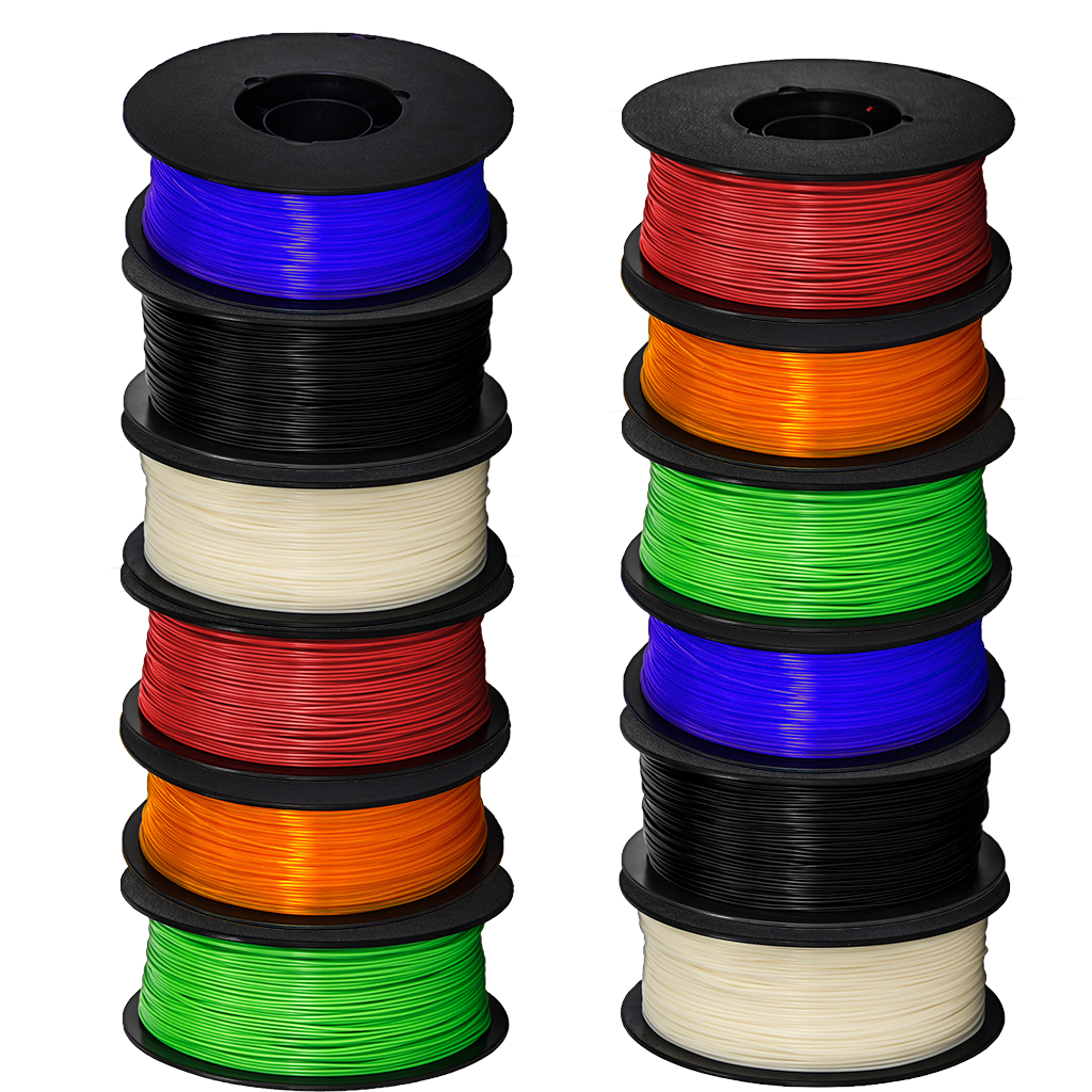 flashforge 3d printer printing material PLA 1kg 1.75mm save big pack bundle 12 twelve