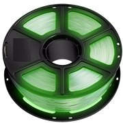 Flashforge Green GLow in the Dark FIlament spool in PLA 500 gram