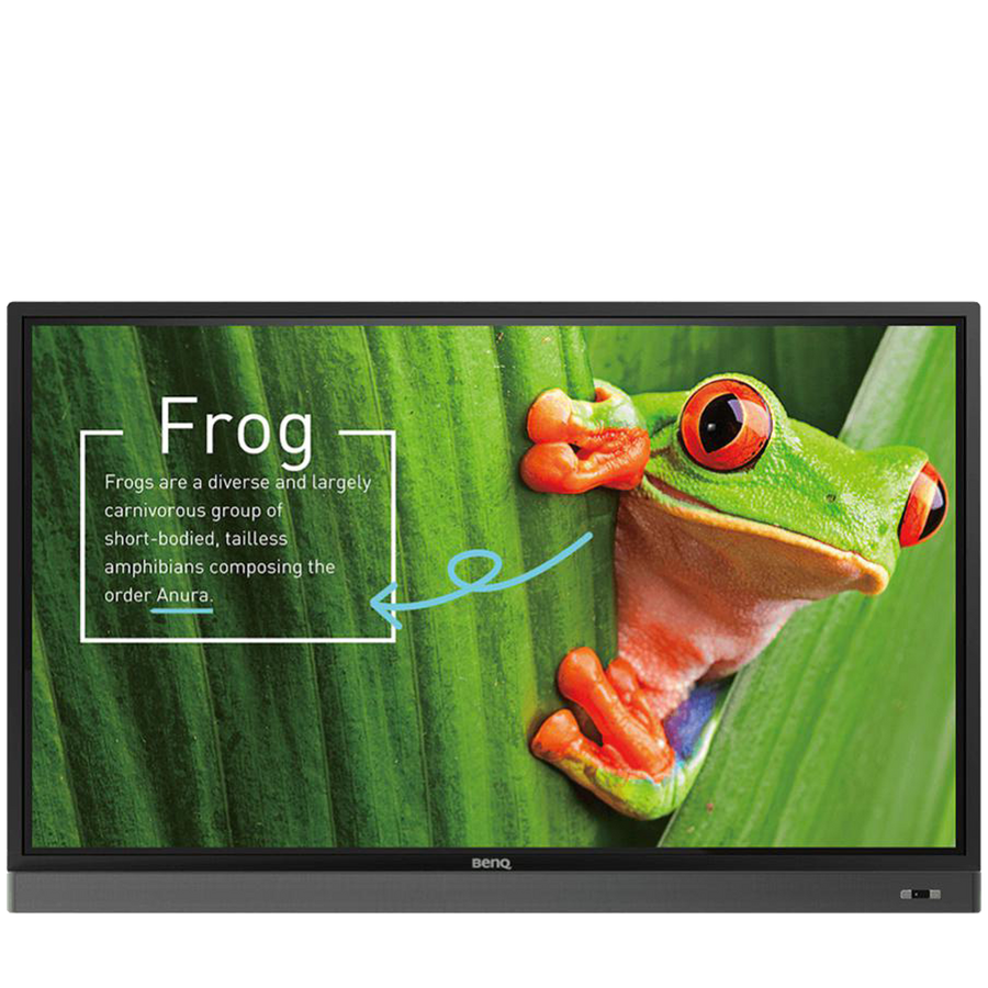 benq large 75 inch interactive touch flat display for classroom and workplace