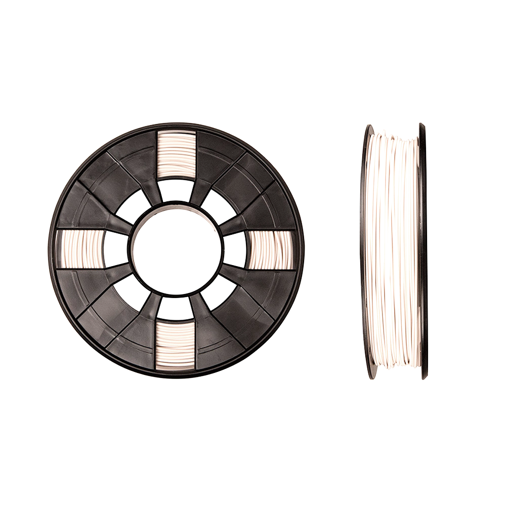 makerbot PLA replicator true white 3d printer filament small