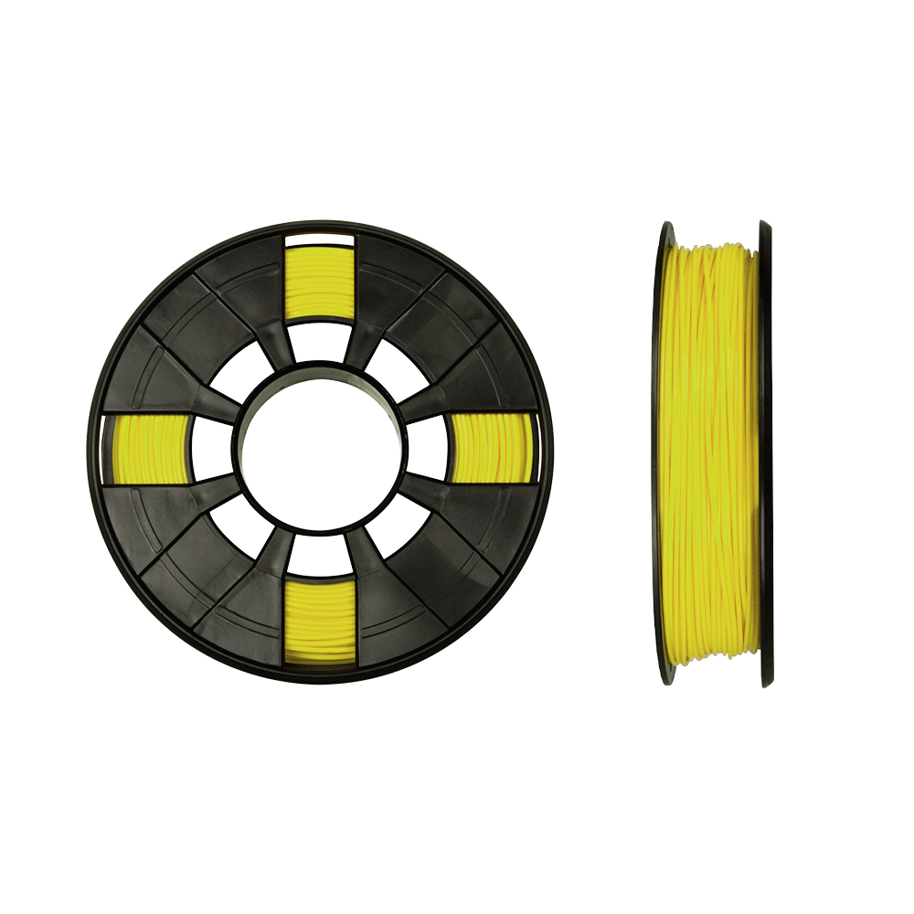 makerbot PLA filament true yellow replicator small
