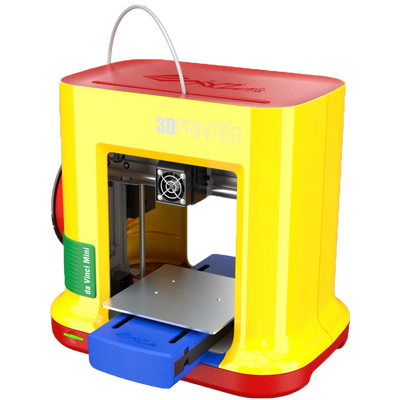 da vinci new miniMaker side view 3d printer for the home very easy to use