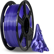 Silk PLA shiny Blue 1.75mm filament Flashforge -  polyalchemy elixir