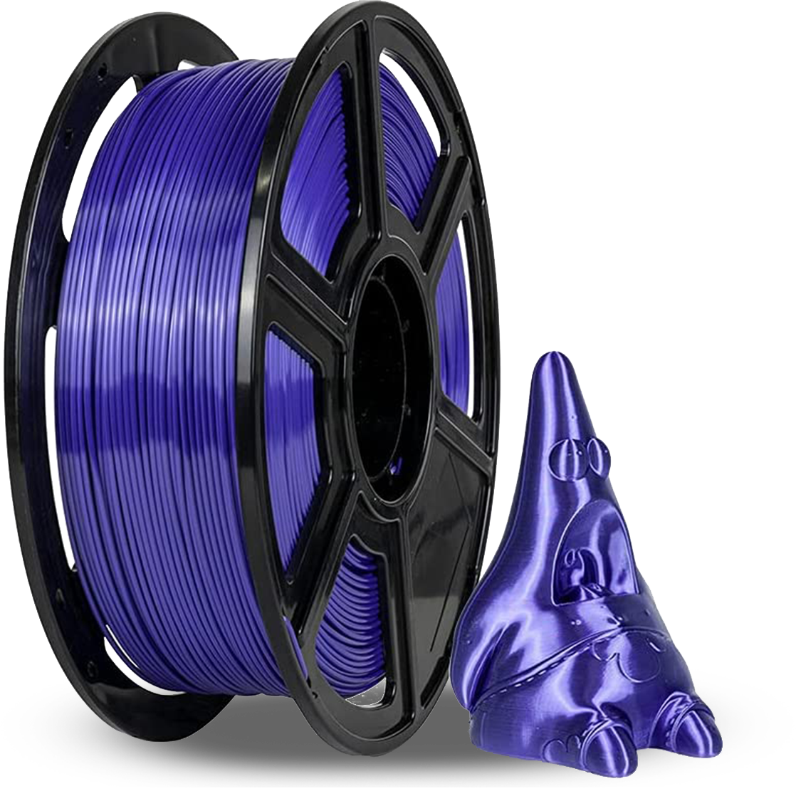 Silk PLA shiny Blue 1.75mm filament Flashforge -  polyalchemy elixir