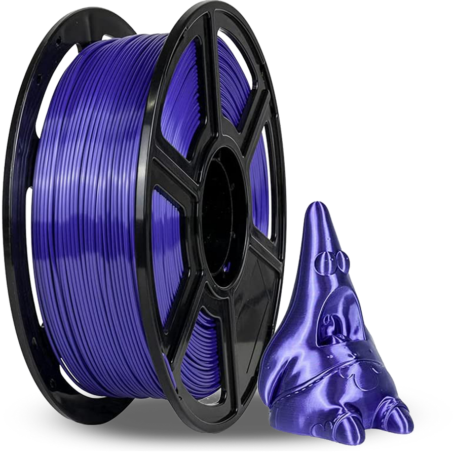 Silk PLA shiny Blue 1.75mm filament Flashforge -  polyalchemy elixir