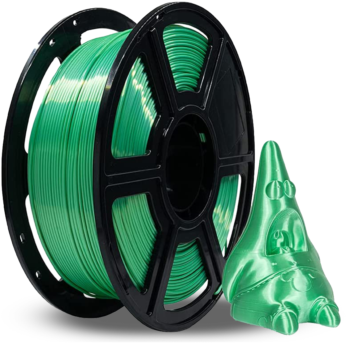 Flashforge Silk PLA Light Green Filament 500g - 3D Printer Superstore