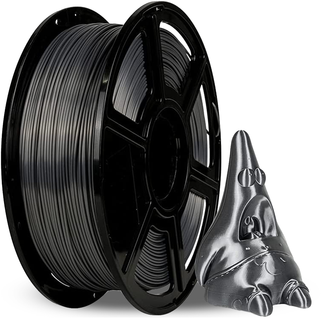 Flashforge Silk Metal Silver 3d printing filament 1.75mm - polyalchemy elixir