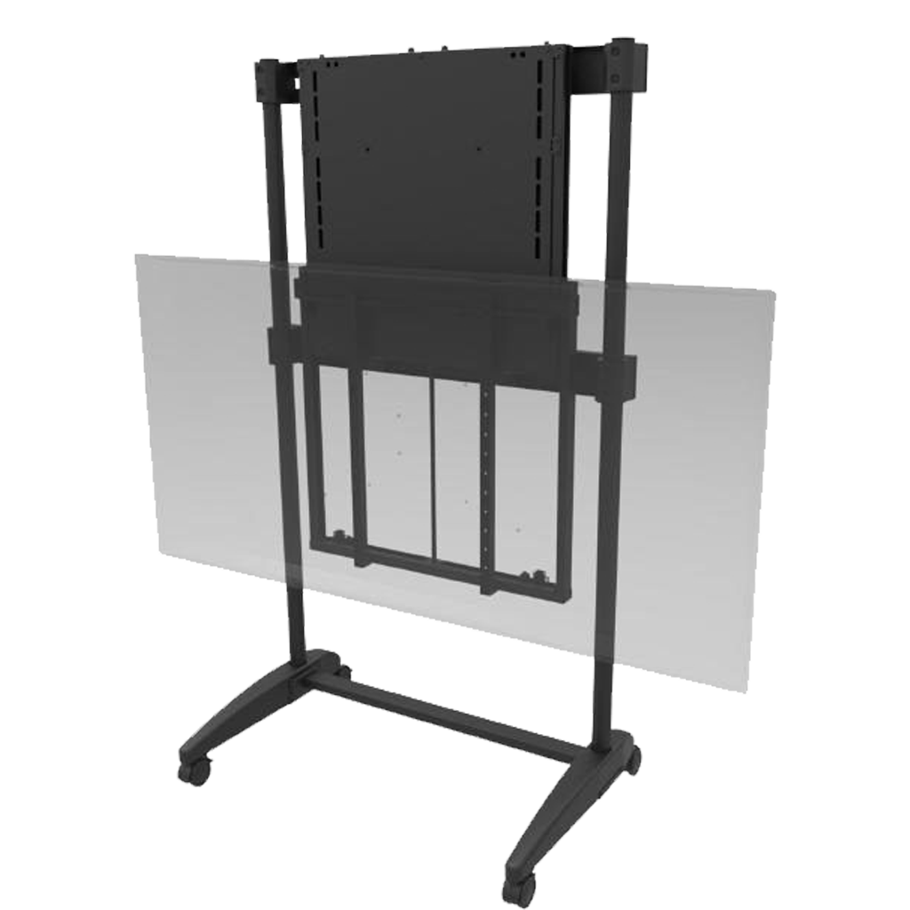 Dynamic Height Adjustable Portable Stand for Interactive Displays