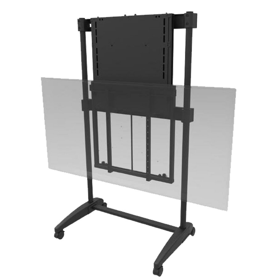 Dynamic Height Adjustable Portable Stand for Interactive Displays