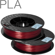 UP PLA filament by TierTime Burgundy Red 500 gram twin pack