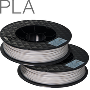 UP PLA filament by TierTime grey 500 gram twin pack