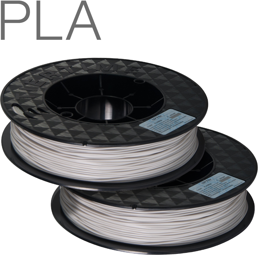 UP PLA filament by TierTime grey 500 gram twin pack