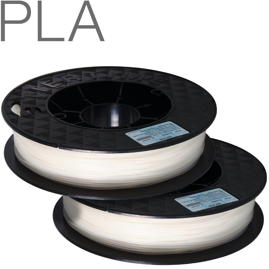 UP PLA filament by TierTime Natural 500 gram twin pack
