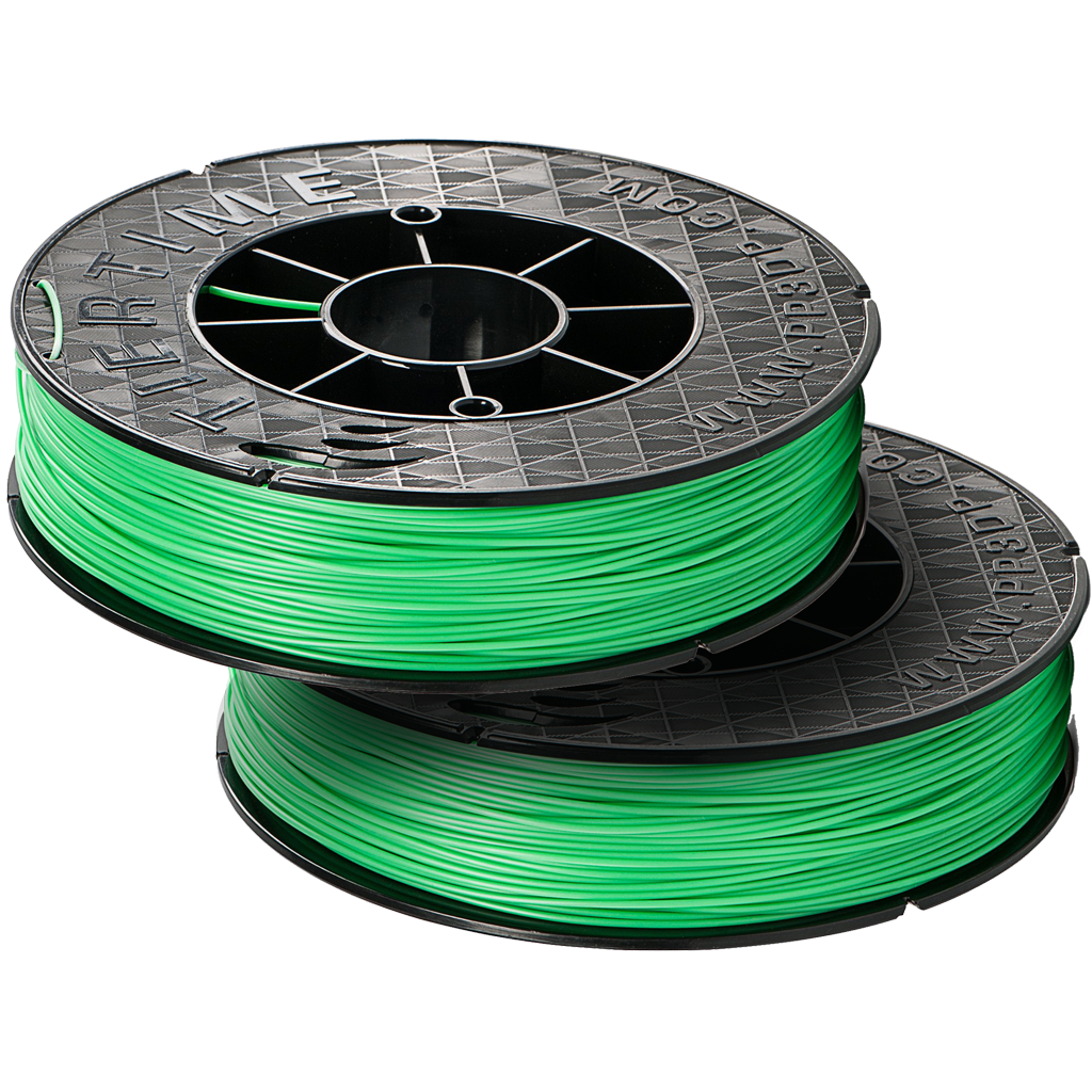 Up Fila ABS Green 3D Printing FIlament by Tiertime