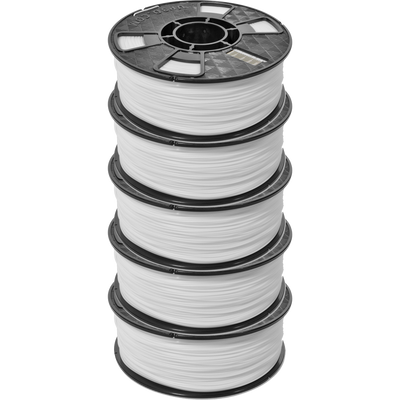 Up FIla ABS White 1kg pack of 5 1.75mm 3D Filament