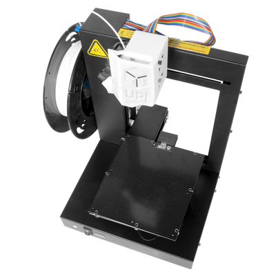 Up PLus 3D Printer in Black Top View