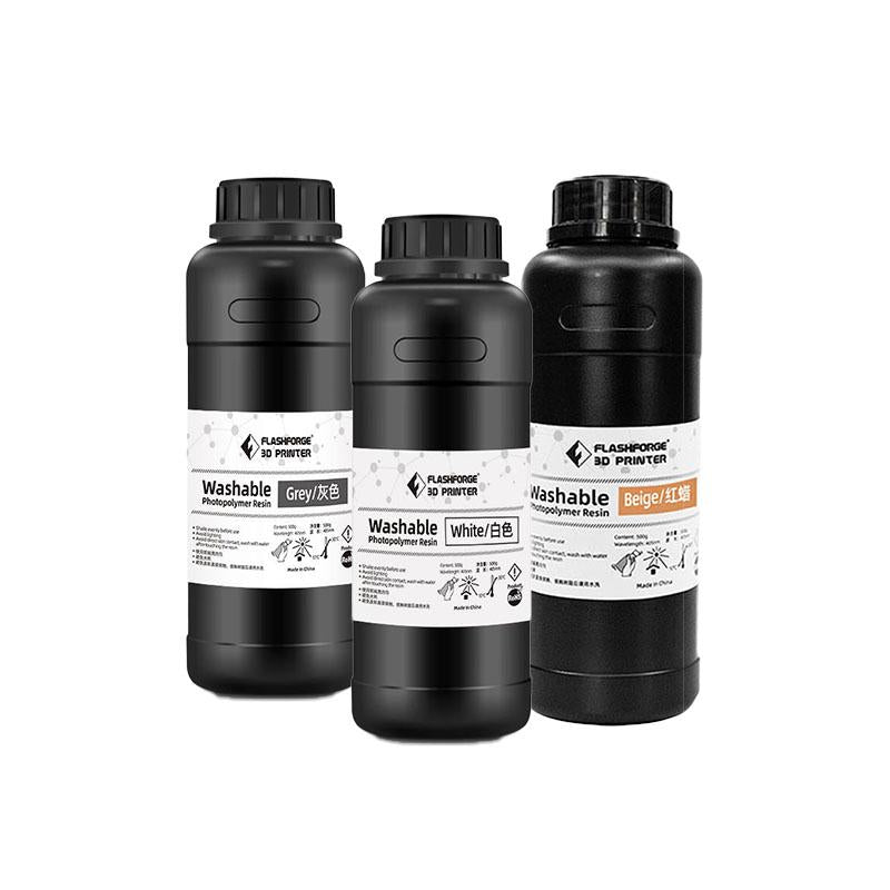 MSLA Resin water washable for FOTO 6.0 FOTO 8.9  and FOTO 13.3 3D Printer in GREY WHITE BEIGE