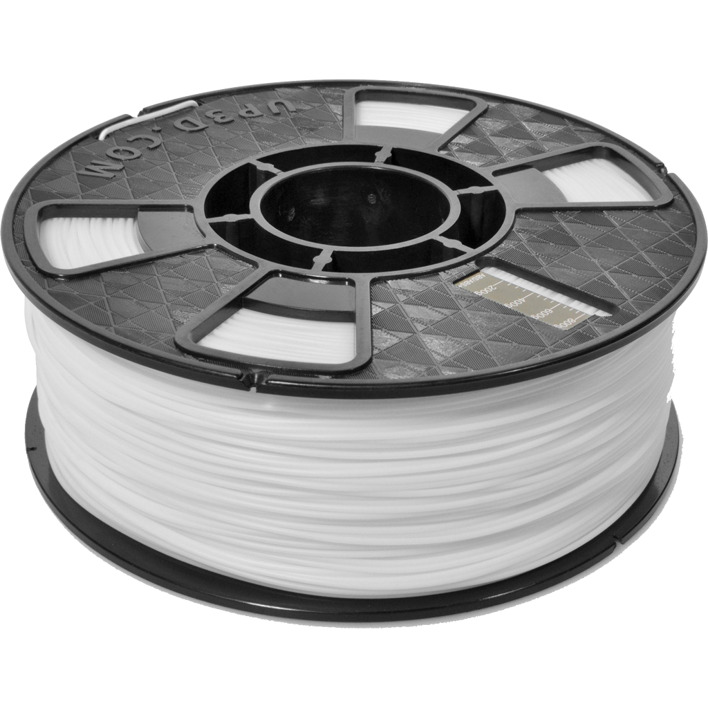 Up FIla ABS White 1kg spool 1.75mm by Tiertime