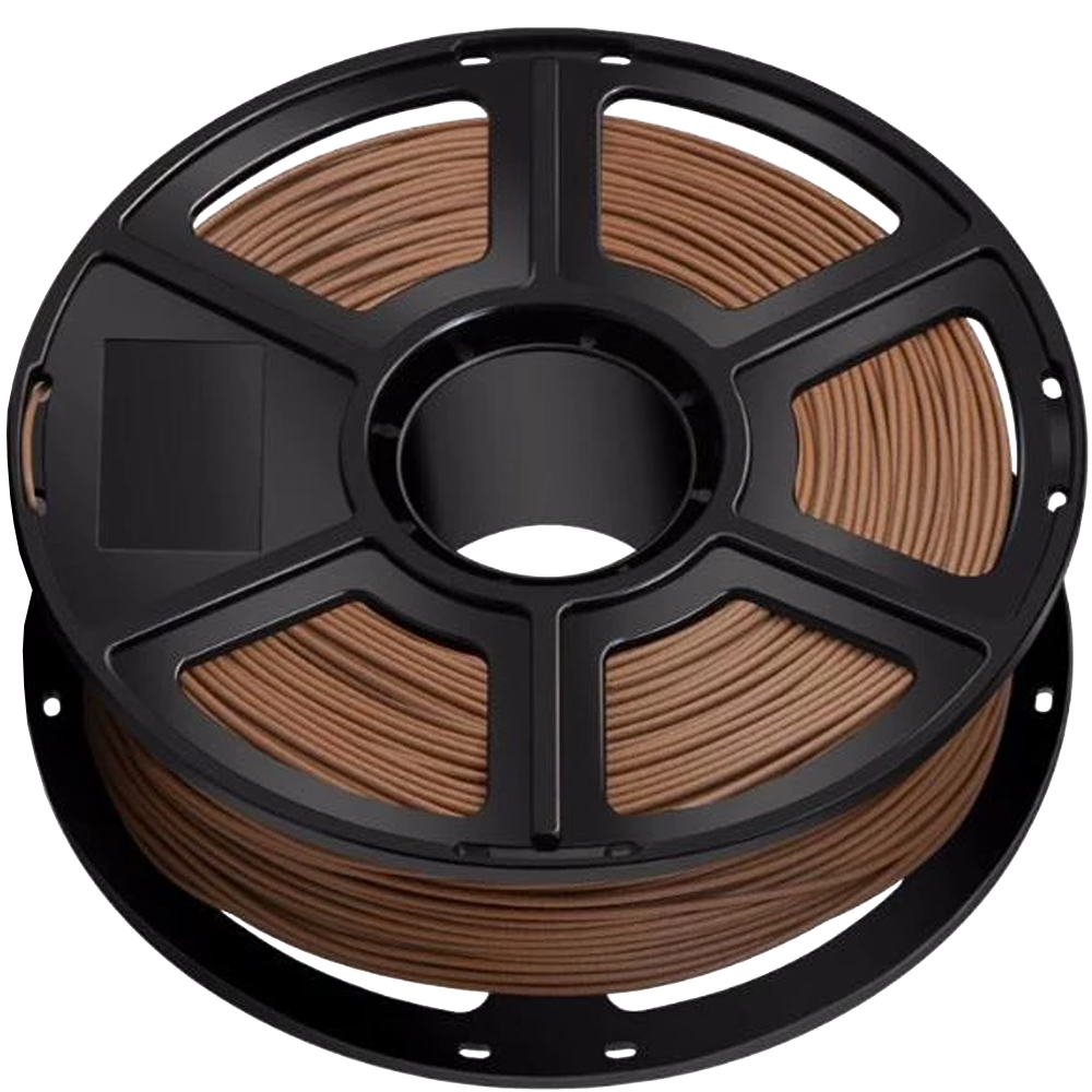 Flashforge Wood Dark PLA FIlament 1kg filament spool