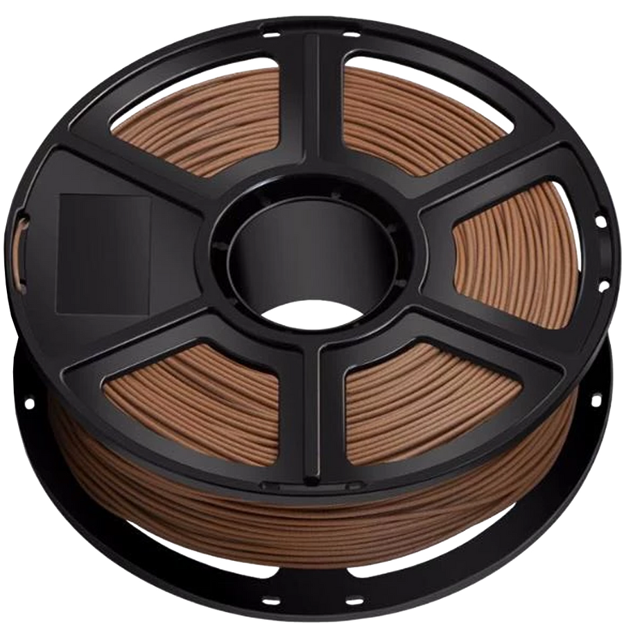 Flashforge Wood Dark PLA FIlament 1kg filament spool