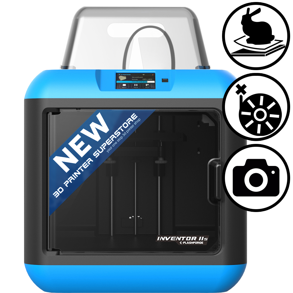 flashforge inventor 2 II s 2s IIs NEW 3d printer with air filtering 