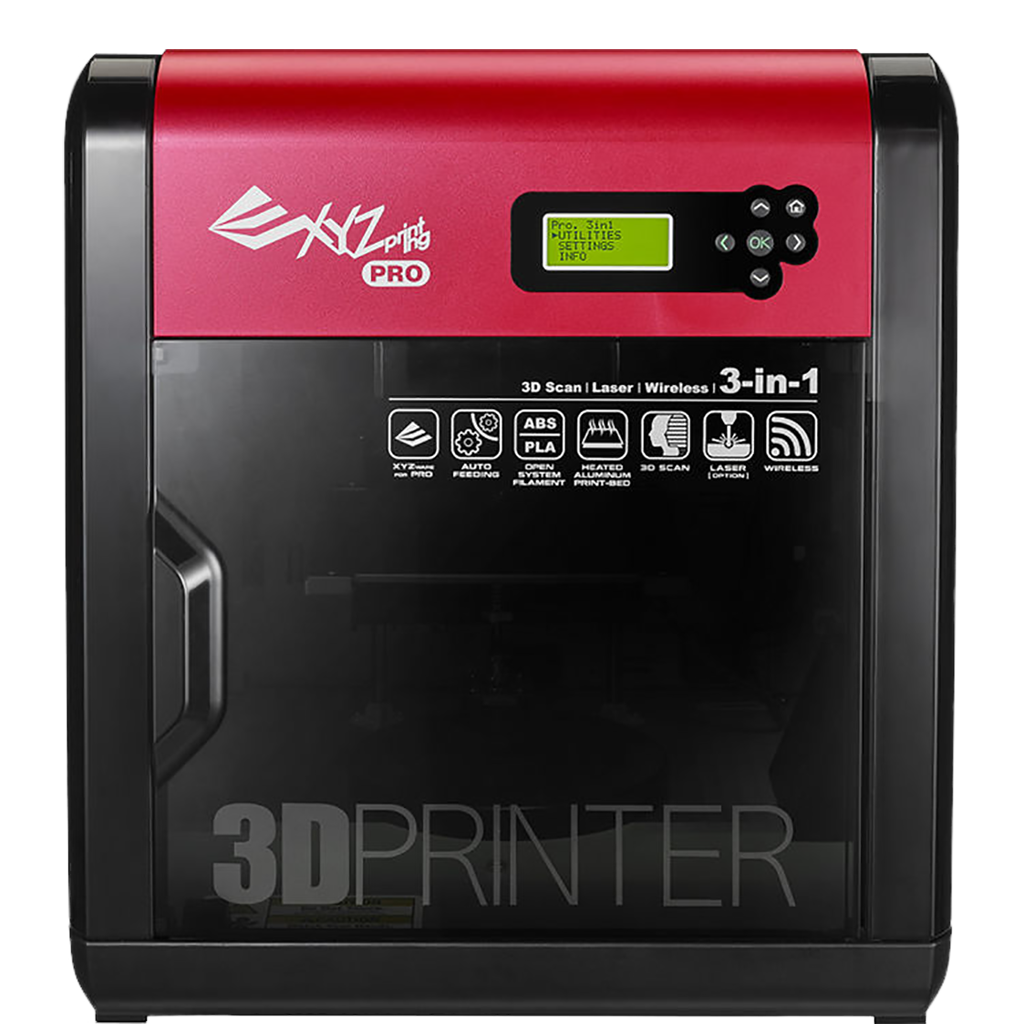 xyz printing xyzprinting 3d printer da vinci pro 3in1 laser engraver