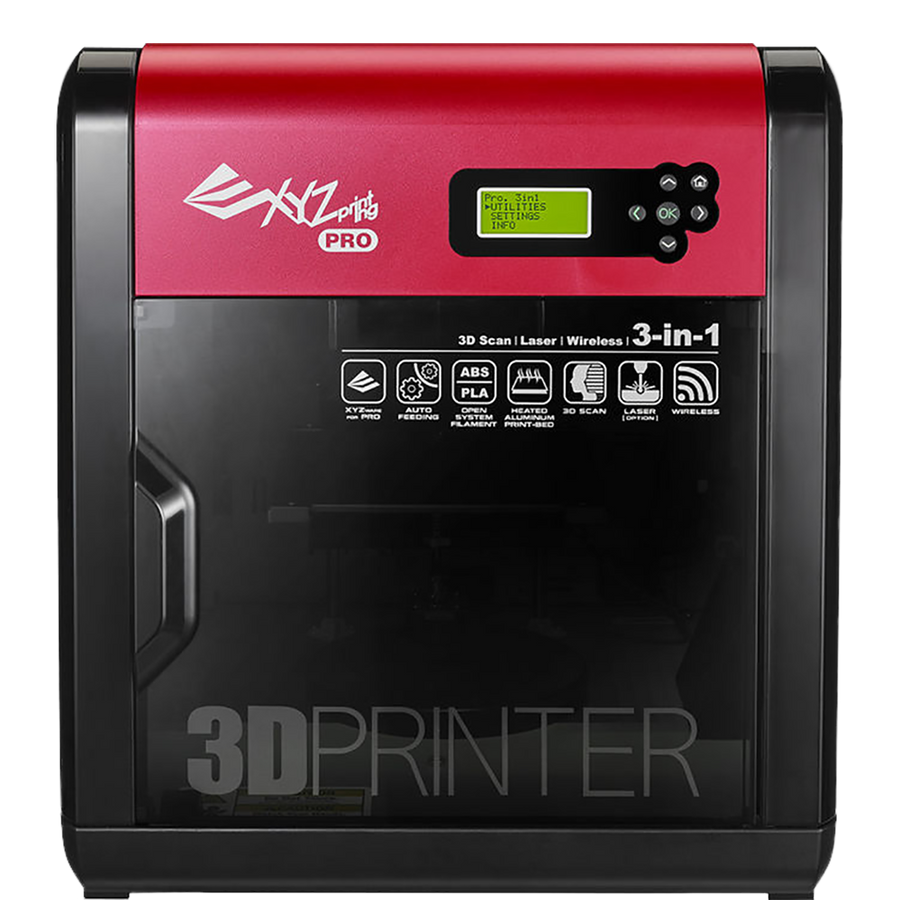 xyz printing xyzprinting 3d printer da vinci pro 3in1 laser engraver