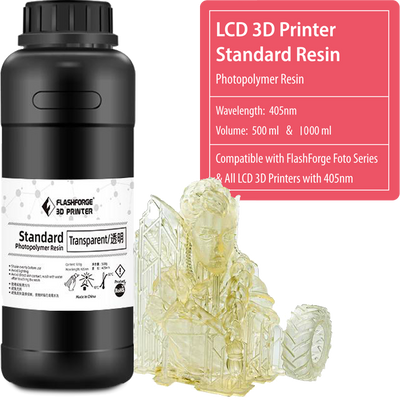 LCD Standard Photopolymer Resin Transparent