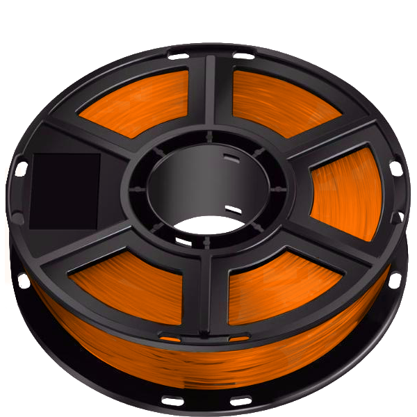Tranparent Orange PLA 1.75mm Filament FLashforge