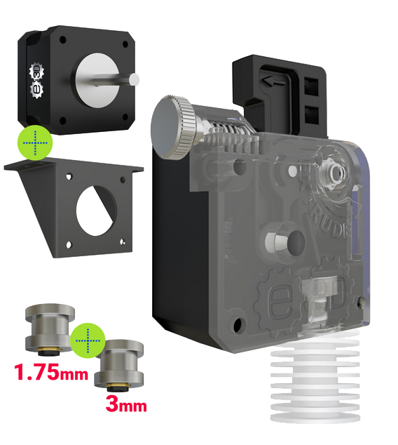 e3d Tritan Extruder Kit for 3d printers